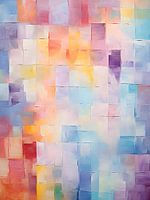 Kleurrijk olieverfschilderij V3