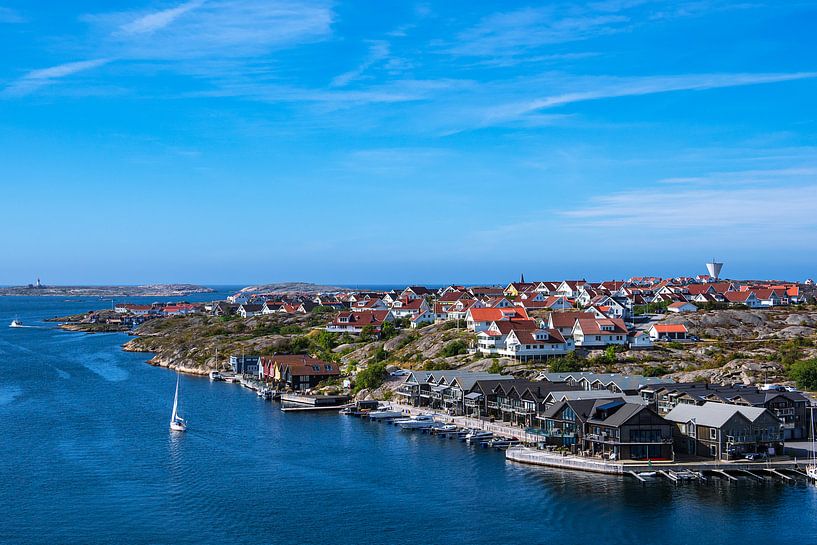 Blick auf den Ort Smögen in Schweden von Rico Ködder