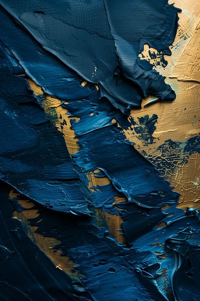 Textures in blue and gold by artefacti