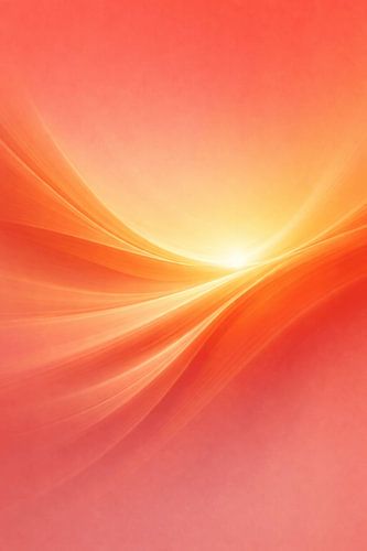 Des vagues de lumière orange ondulantes