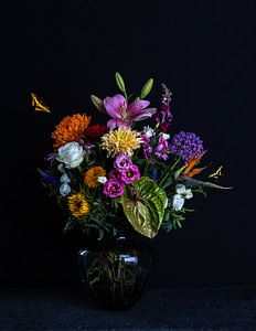 vase de fleurs sur Blackbird PhotoGrafie
