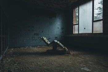 Abandoned Soviet hospital in eastern Germany