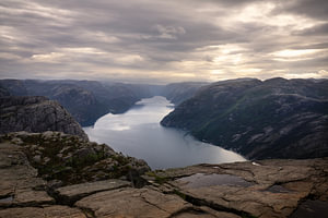 Aussicht vom Preikestolen, Norwegen