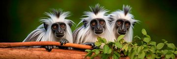 The three wise Monkeys van Harry Hadders