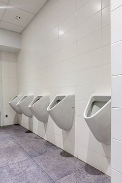 Urinoirs bij de mannen toilet