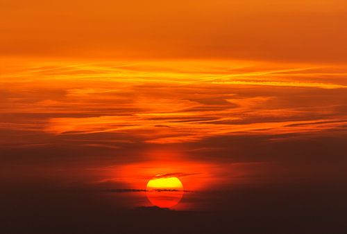 Zonsondergang in Zuid-Limburg