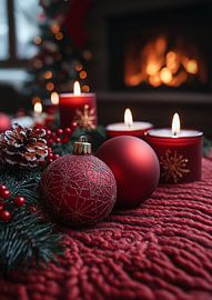 Candles of Christmas Cheer by R Pevitanada