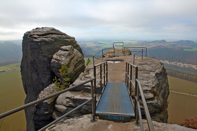 Lilienstein Westecke 4 (Sächsische Schweiz / Elbsandsteingebirge) von t.ART