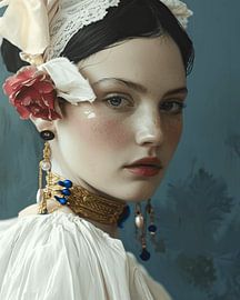 Modern version of the "Zeeland girl" by Carla Van Iersel