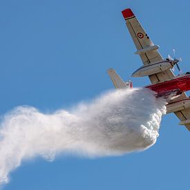 Grumman S-2T Turbo Firecat blusvliegtuig. van Jaap van den Berg