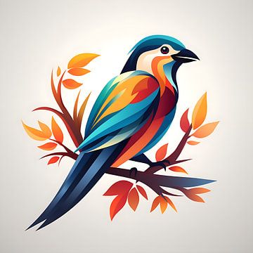 Vectorafbeelding Vogel / Papegaai van PixelPrestige