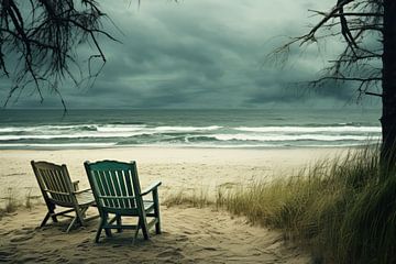 Two Chairs, One Horizon by ByNoukk