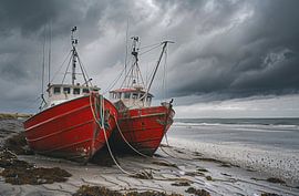Boote am Strand