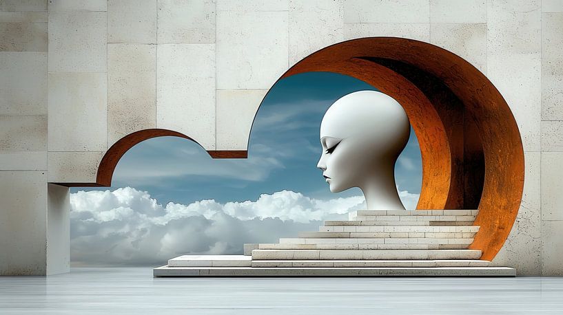 Zwischen Traum und Wolken von Klaus Tesching - Art-AI