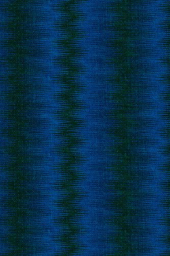 Nostalgie. 70s retro textiel in kobaltblauw en groen.