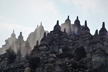 Borobodur Yogyakarta Indonesia Java by Maurits Bredius