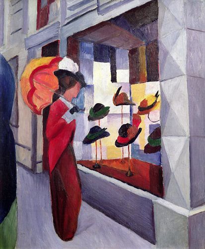 August Macke,De hoedenwinkel