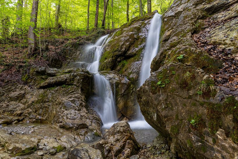 Idyllischer Wasserfall von Teresa Bauer