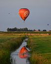 Überfliegender Ballon von Jitske Van der gaast Miniaturansicht