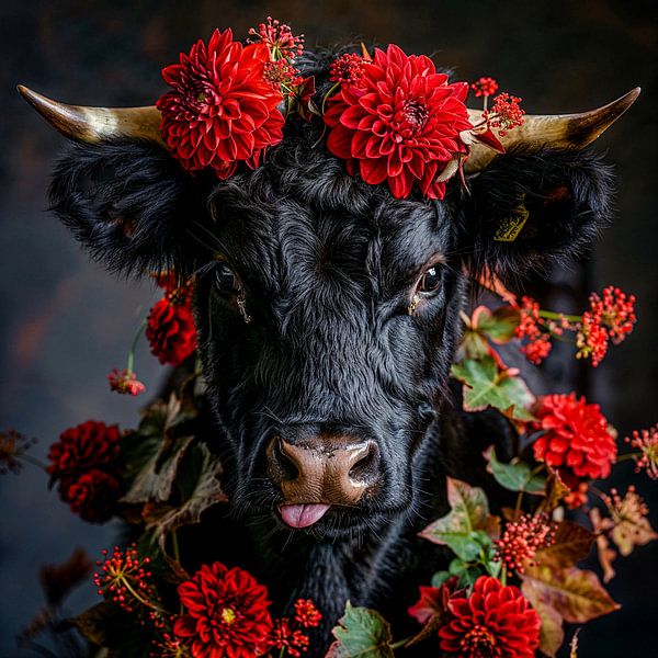 Herfstige charme: de elegantie van het plattelandsleven van Klaus Tesching - Art-AI