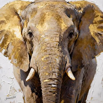 Celestial Elephant -  Elefant 1 von Johannas Art Creations