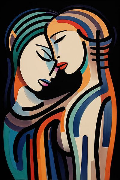 Menschen abstrakt von Bert Nijholt