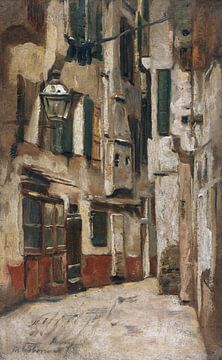 Gasse nach rechts in Venedig, MAX LIEBERMANN, 1878