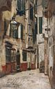 Gasse nach rechts in Venedig, MAX LIEBERMANN, 1878 von Atelier Liesjes Miniaturansicht