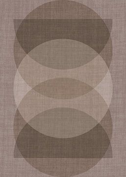 TW living - Linen collection - abstract objects brown van TW living