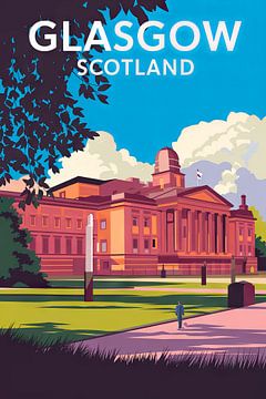 Glasgow, Schotland. van Poster Art Shop