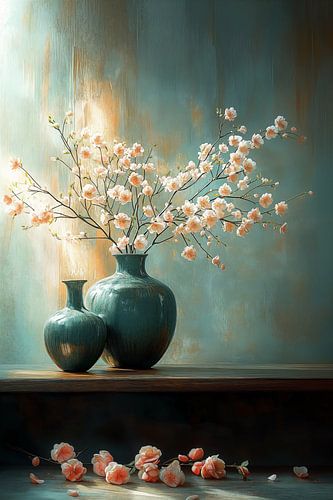 Blossoms in morning light