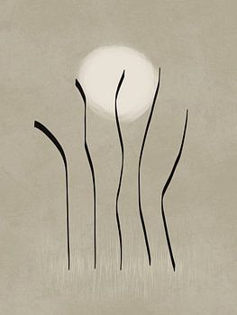 Tanzen in der Landschaft Kunstwerk