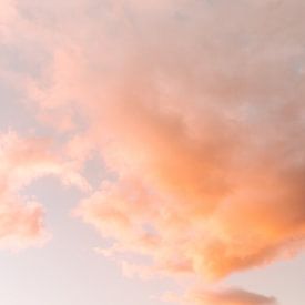 pink candyfloss clouds in Canary Islands by Elke Wendrickx