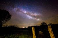 Drents-Friese Wold Milky Way In The Netherlands/Holland