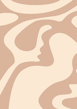 Art graphique Simple All Over - Pastel - Galerie murale - Japandi - Abstrait