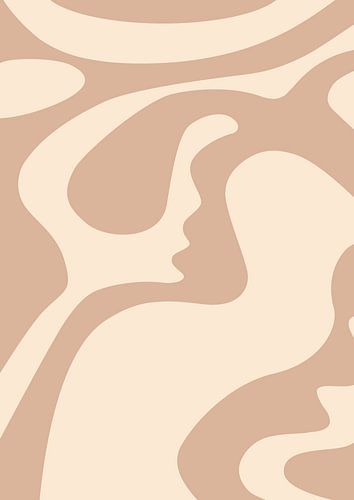 Graphic art Simple All Over - Pastel - Wall gallery - Japandi - Abstract