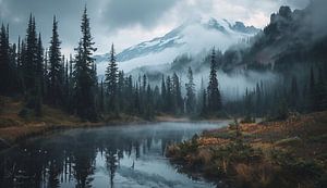 Herbstmystik am See