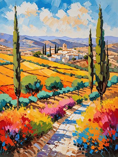 Bunte Melodie des Landes