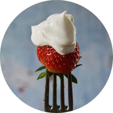 aardbei met yogurt 