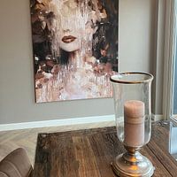 Klantfoto: Fierce van Jacky, op canvas