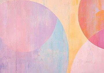 Pastel Cirkels van Modern Collection