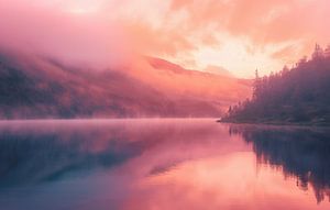 Stille Schönheit am Bergsee
