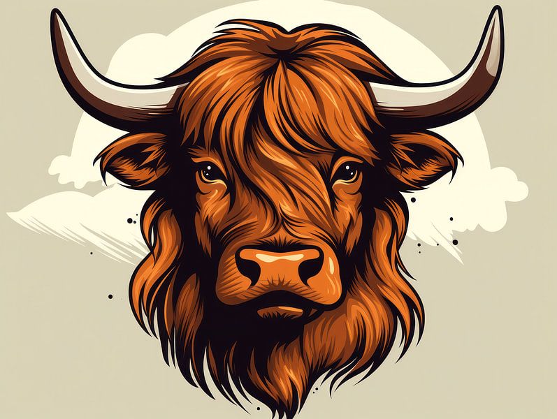 Highland Hero - A Tough Portrait - Scottish highlander by Eva Lee