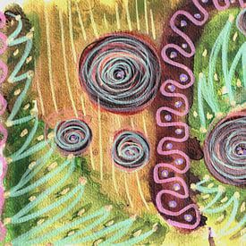 Farben und Linien, die zum Sprechen bringen und Energie verleihen. von Ireen Bos