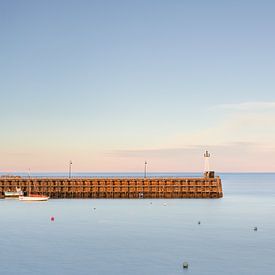 The pier of Cancale by Claire van Dun
