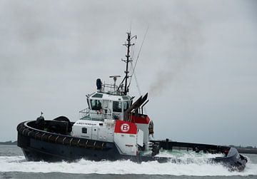 Le remorqueur entre en action dans le port