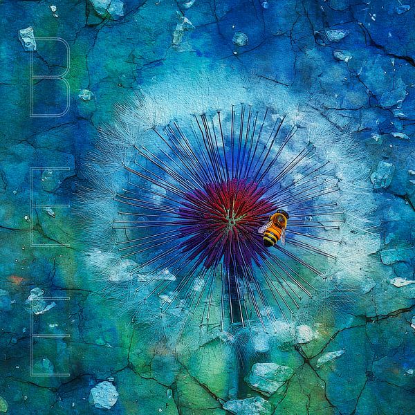 Kosmische Biene von Carla van Zomeren