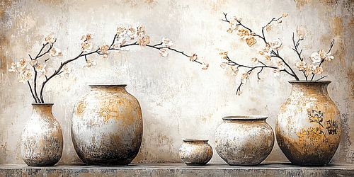 Oriental Spheres in Pale Beige ii