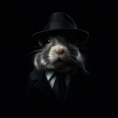 Porträt des Hamsters „Maffia“