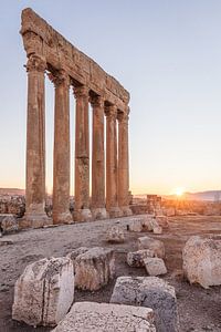 Temple romain de Jupiter - Baalbek, Liban sur Bart van Eijden